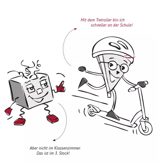 Illustration: Grundrechtefibel, LpB BW & Herder 2019 / Entwurf Poli u. Tik: Helga Ritter, Umsetzung: Tamara Dubinin.